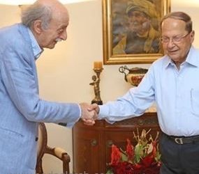 رسالة سرية من جنبلاط الى عون