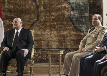 في آخر ساعاته بالقصر الجمهوري .. الرئيس منصور يلغي قرارات مرسي