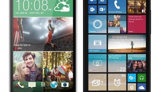 تسريب صور لنظام «ويندوز فون» من هاتف «HTC One M8»