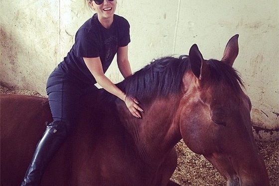 بالفيديو.. حصان يعاقب فتاة خاضت تحدي