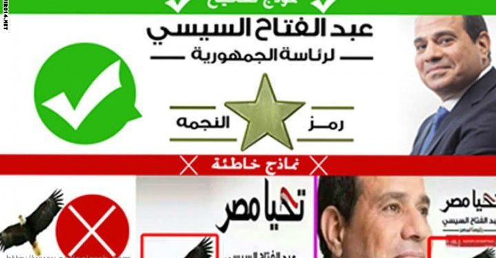 "أغرب تزوير" بانتخابات مصر.. "نسر" صباحي على لافتات السيسي