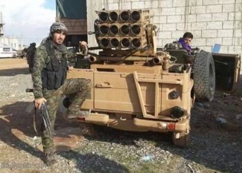 راجمات صواريخ البيشمركة تجبر داعش على الانسحاب من كوباني