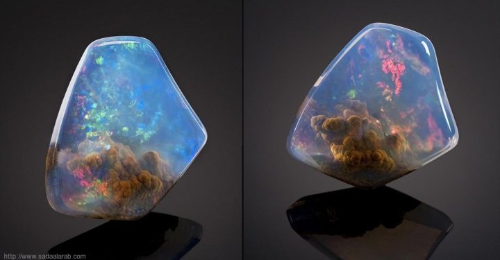 جمال الكون داخل جوهرة فريدة ثمنها 20