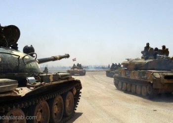 بالفيديو الجيش السوري يفجر مقرا للمسلحين من تحت الارض