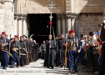 مئات المسيحيين بقطاع غزة يتوجهون للاحتفال بعيد الفصح