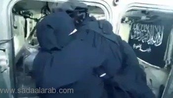 بالفيديو انتحارية من داعش تودع زوجها ثم تفجر نفسها