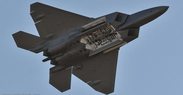 الولايات المتحدة تستخدم لأول مرة طائرات F-22 في قصفها للدولة الإسلامية في سورية