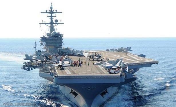 لاول مرة منذ 17 سنة: المدمرة «جورج بوش» على شواطىء فلسطين المحتلة