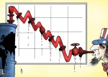 كاريكاتور اليوم: هبوط حاد في أسعار النفط