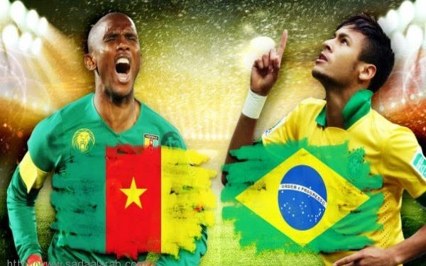 اهداف مباراة البرازيل والكاميرون 4 -1