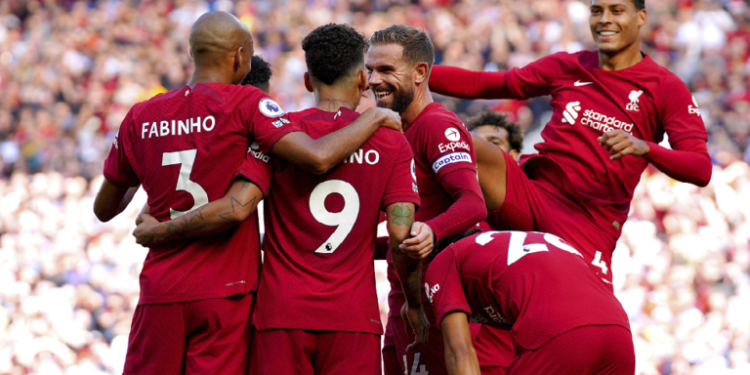 ليفربول يعادل رقما قياسيا في الدوري الإنجليزي