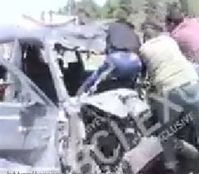 بالفيديو.. اللحظات الاولى بعد تفجير ضهر البيدر