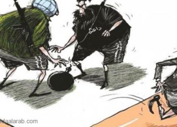 كاريكاتور اليوم: العالم يلتهي بداعش عن جرائم النظام السوري