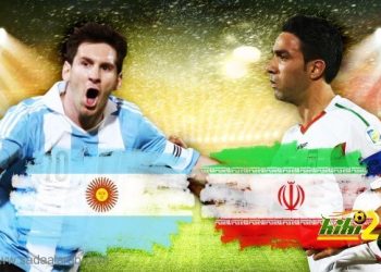 هدف الارجنتين في مرمى ايران لميسي