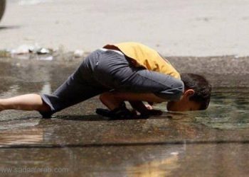 صورة لطفل من حلب تقطع الأكباد وتدمي القلوب