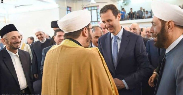 خطيب العيد لبشار الأسد: الله أقامك مقام خالد بن الوليد وعمر بن عبدالعزيز وصلاح الدين