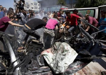 غزة تنتفض وتقصف تل ابيب وحيفا وتخطف جندي اسرائيلي