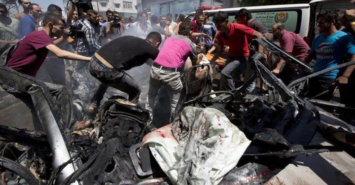 غزة تنتفض وتقصف تل ابيب وحيفا وتخطف جندي اسرائيلي