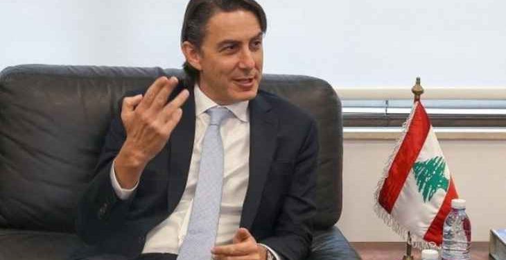 هوكشتاين بحث مع “توتال” بالتزاماتها في لبنان سيما بالمناطق المتنازع عليها مع إسرائيل