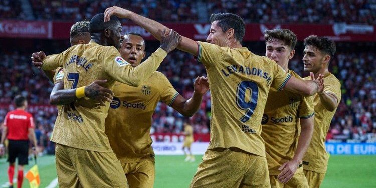 الدوري الإسباني: برشلونة يفوز على إشبيلية