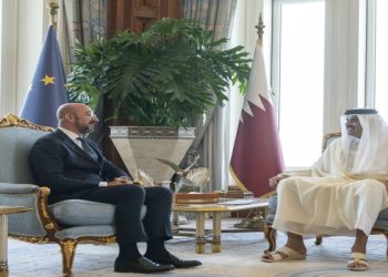 افتتاح مقر للبعثة الأوروبية في الدوحة.. وأمير قطر يجري مباحثات مع رئيس مجلس الاتحاد